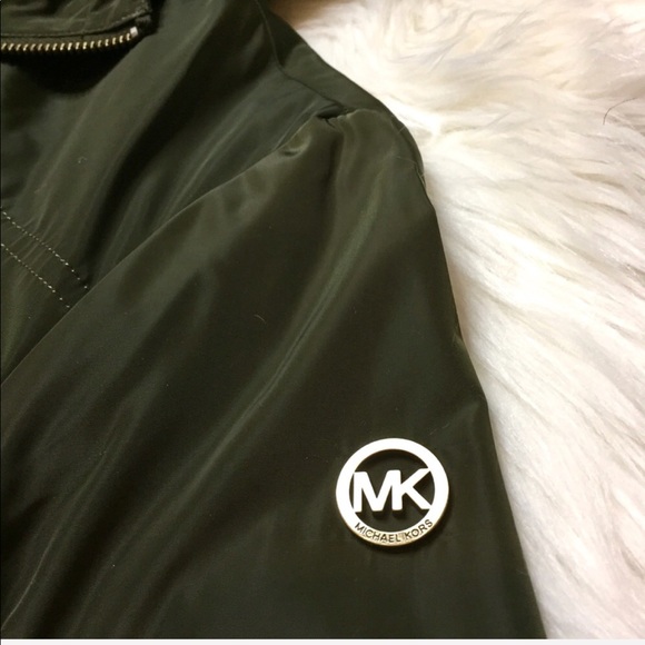 NWT! Michael Kors Army Green Jacket • MK - Picture 3 of 8